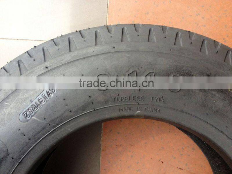 Cut resistant industrial tire 8-14.5