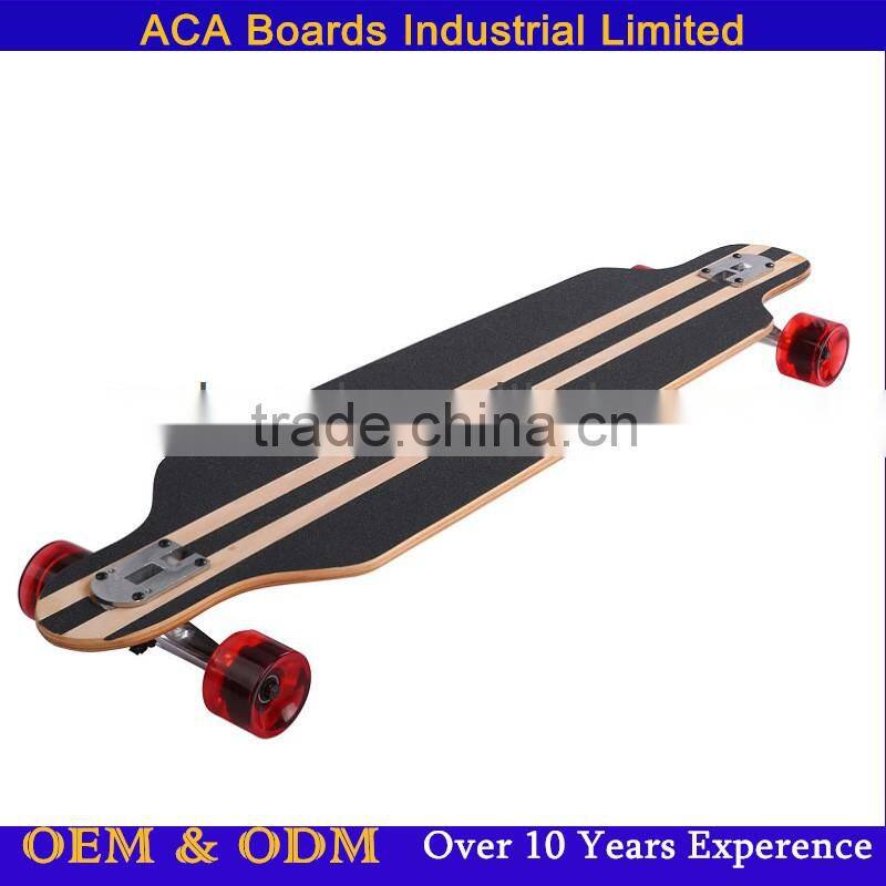 Drop Down 9" x 41" LED drop downhill longboard skateboard
