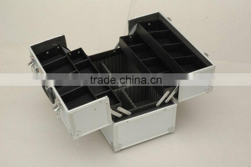 Aluminum tool case phone case,high grade hard tool case with large space volume,flight tool case