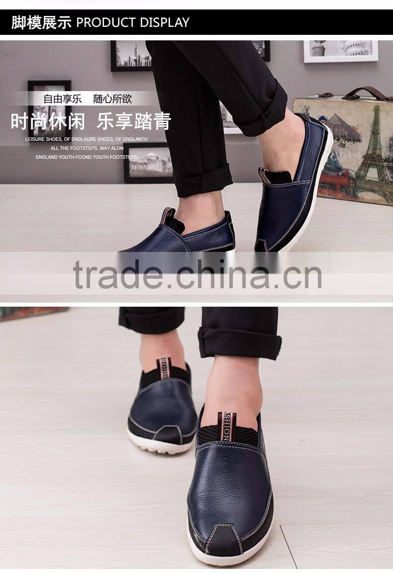 Genuine Leather Alibaba Men Shoes Casual High-Quality Breathable Shoes
