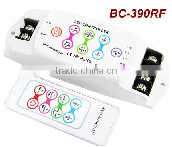 Bincolor touch panel and RF remote control rgb led strip 12v controller