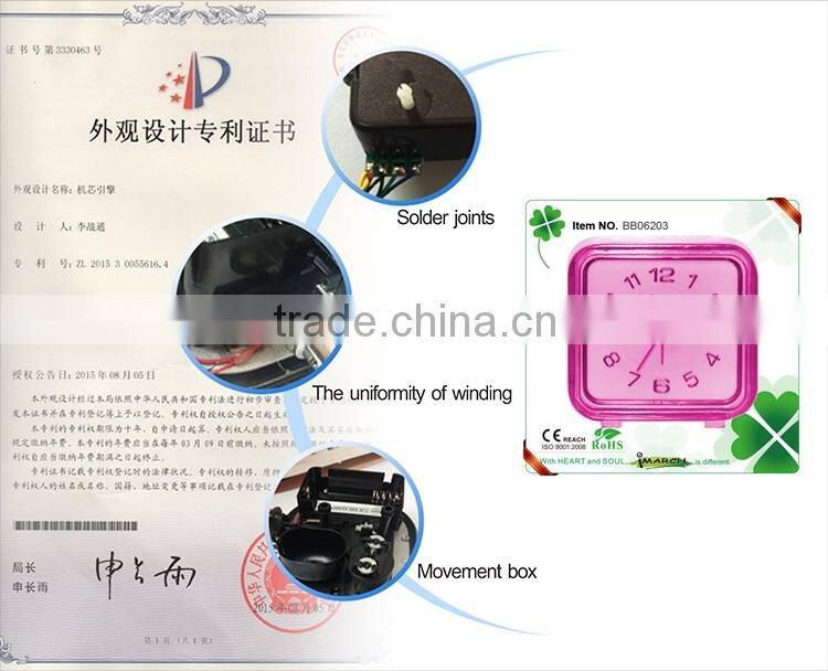 BB06203 mini travel alarm clock/selling well all over the world