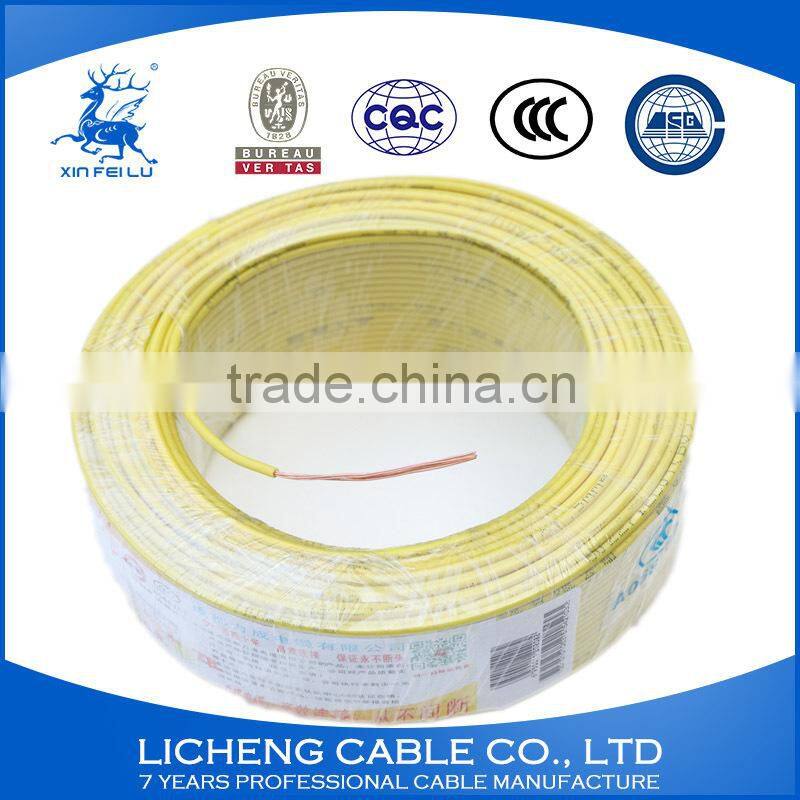 Hot sale PVC insulated flexible copper wires and cables house wiring 1mm2