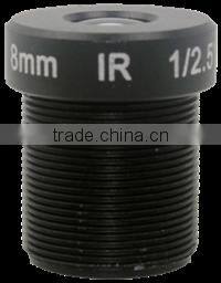 Hot sales! Quickly delivery! 5MP 1/2.5inch F2.0 lens 8mm board cctv board lens 8mm