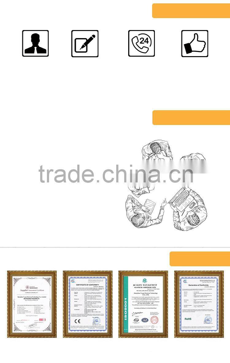 Free Software Android Wifi 3G 4G LCD Touch Screen Advertising Machine