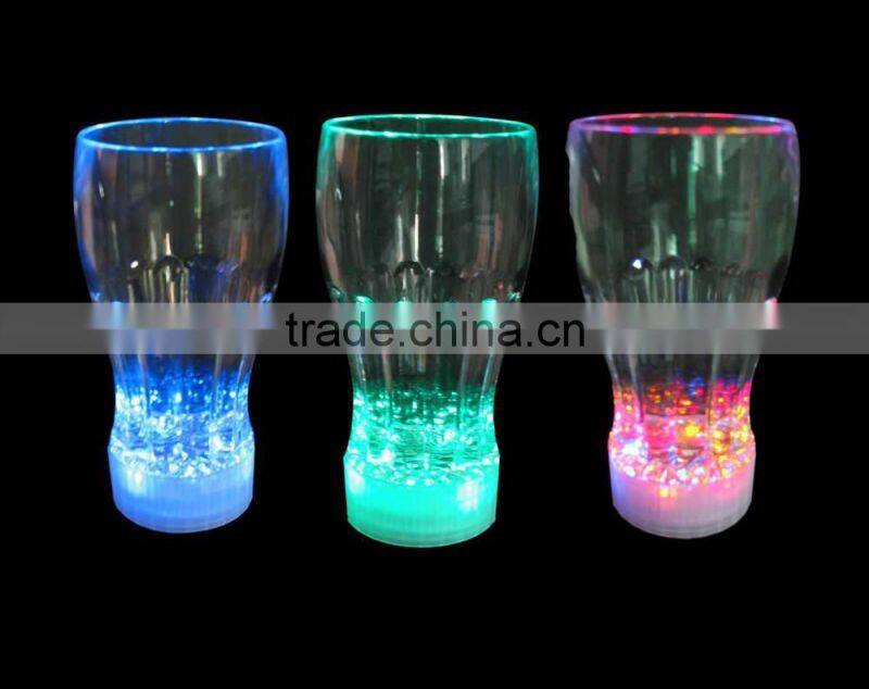 wholesale Plastic led flashing cup, led cola cup for wedding decoration
