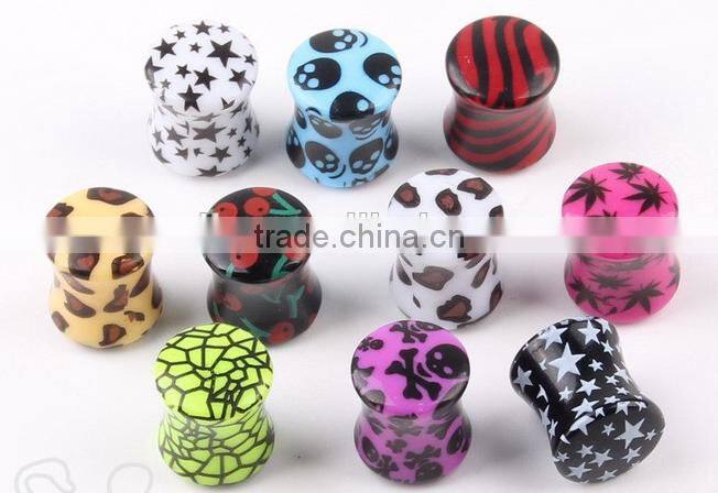 Titanium anodized fancy high polished ball eyebrow rings fake eyebrow rings
