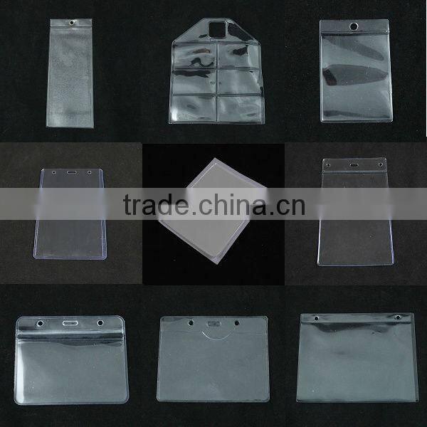 soft plastic card holder for supermarket displaying