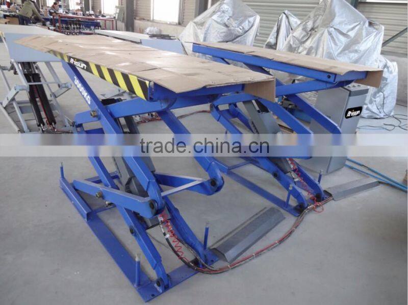in ground scissor lift platform for cars