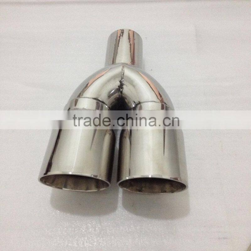 Chinese Wholesale High Quality Double Outlets Exhaust Tips