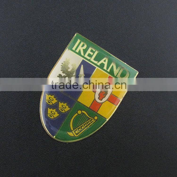 Ireland Shield Depicting 4 Heraldic Symbols Fridge Magnet
