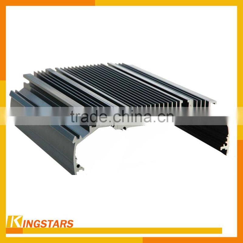 anodized aluminum alloy extrusion heatsink enclosure