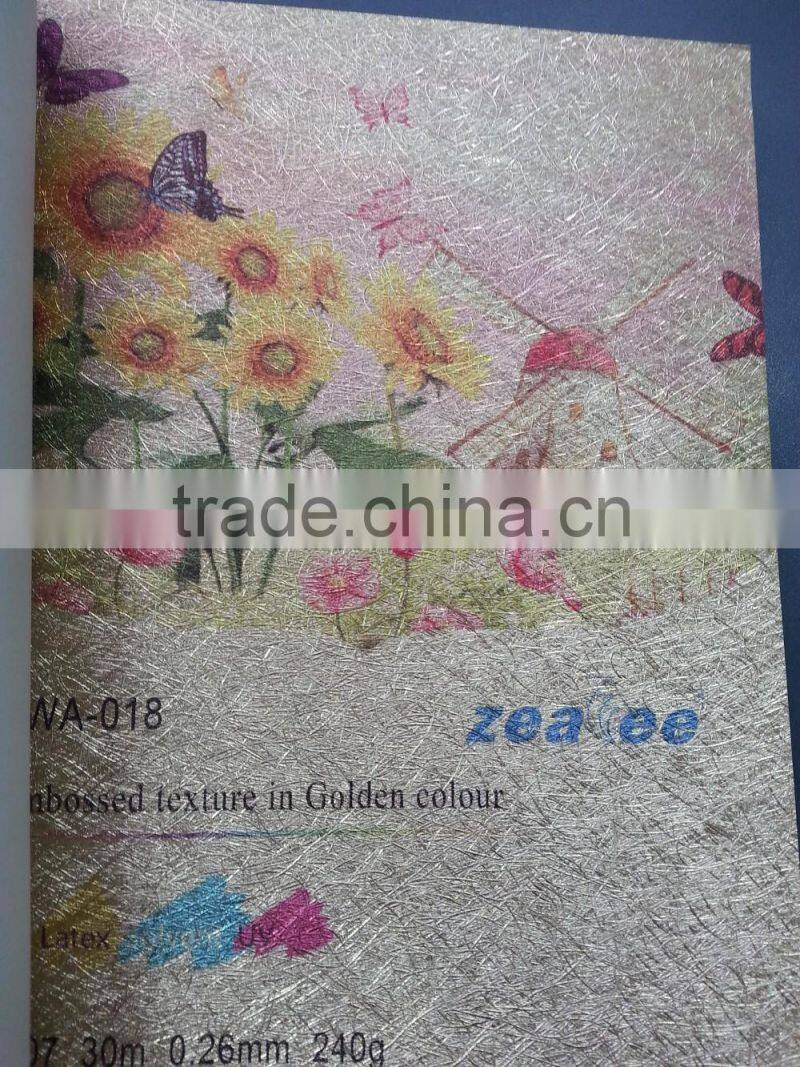 mirror wall paper/wall paper rolls/wall paper price