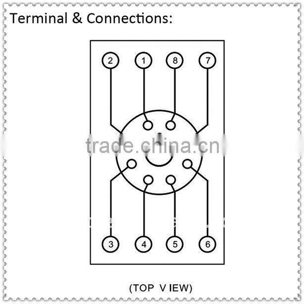 plug-in relay socket/omron relay socket/electrical relay socket PF083A-E