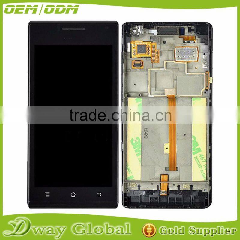 lcd display for huawei ascend p1 full lcd U9200 touch screen assembly at factory price