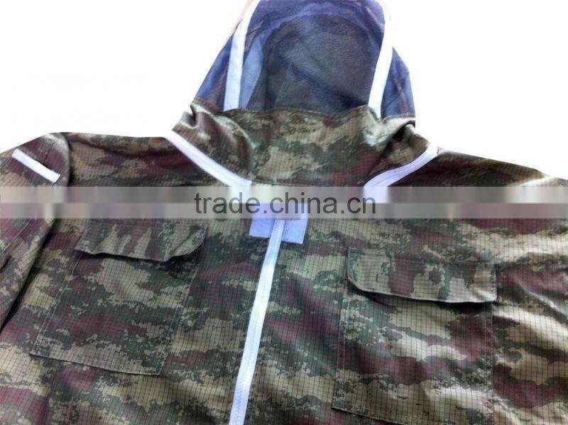 camouflage bee protective suit for professional beekeeper
