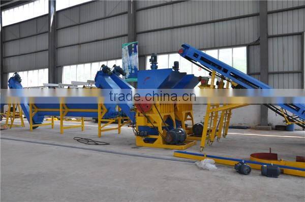 PLASTIC BOTTLE CRUSHING MACHINE WITH CLAW BLADES