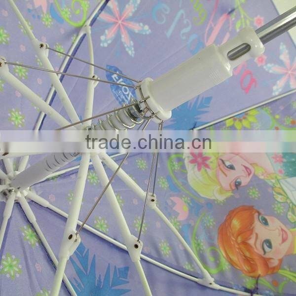 Audit zinc metal heat transfer print kids umbrella