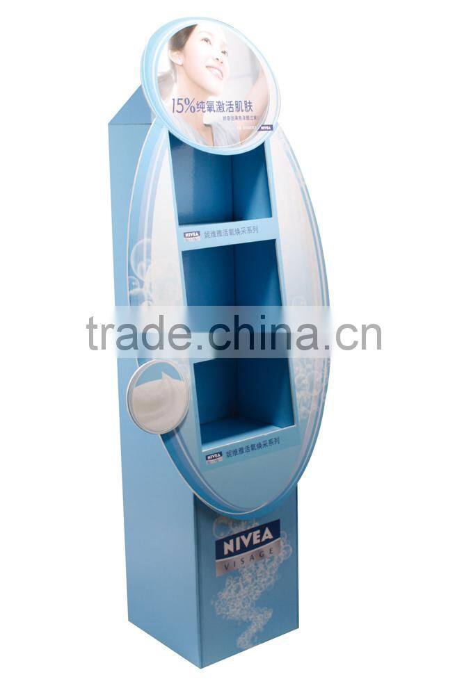 pet food cardboard floor stand display