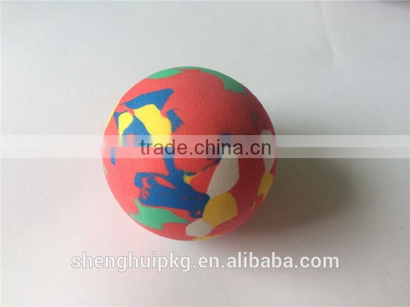 Mixed color eva foam toy ball gun eva foam ball eva foam bouncy ball