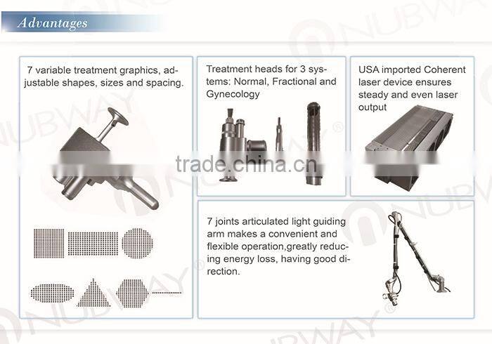 American tube rf drive co2 laser stretch mark removal machine for salon