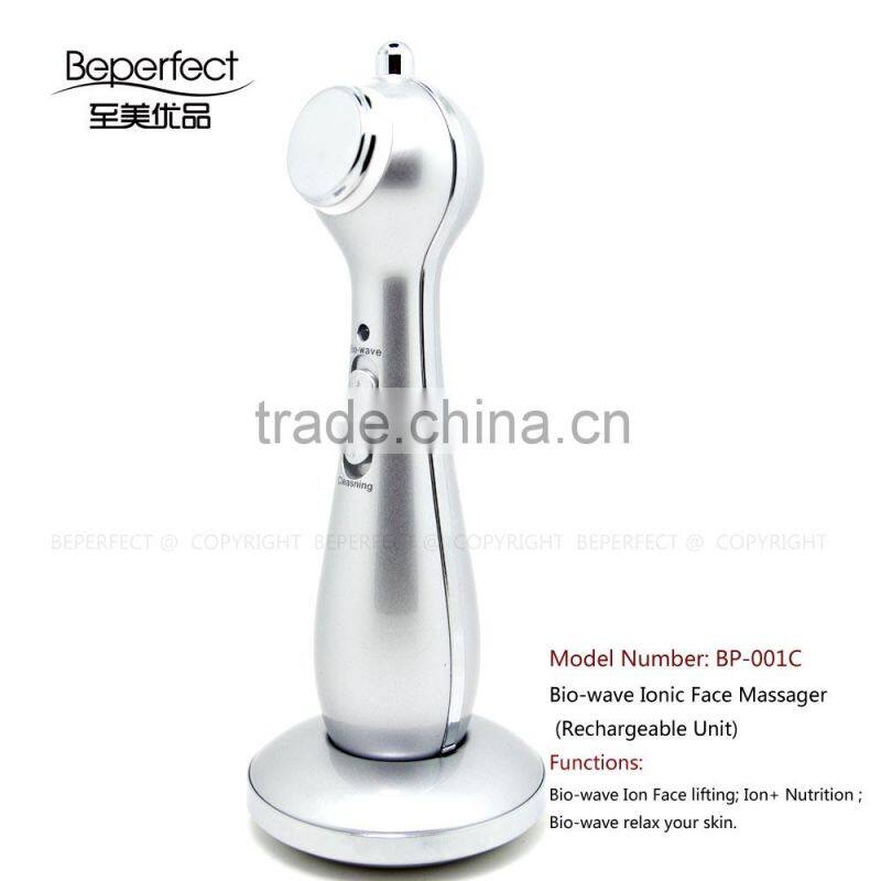 BP-001 rechargeable ion detox machine home use for face care beauty and cleanse wrinkle removel eye fine line removel anti aging
