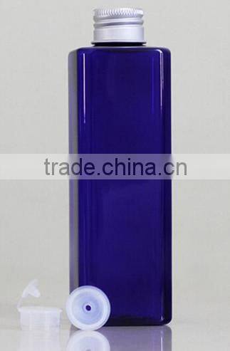 500ml plastic PET square shampoo bottle for cosmetic