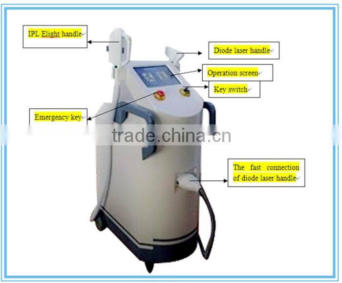 New arrival ipl diode laser hair removal machine price