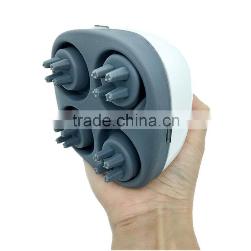 Waterproof Electric Vibrate Scalp head Shampoo Massager Head Hair Care Massage Shampoo Brush