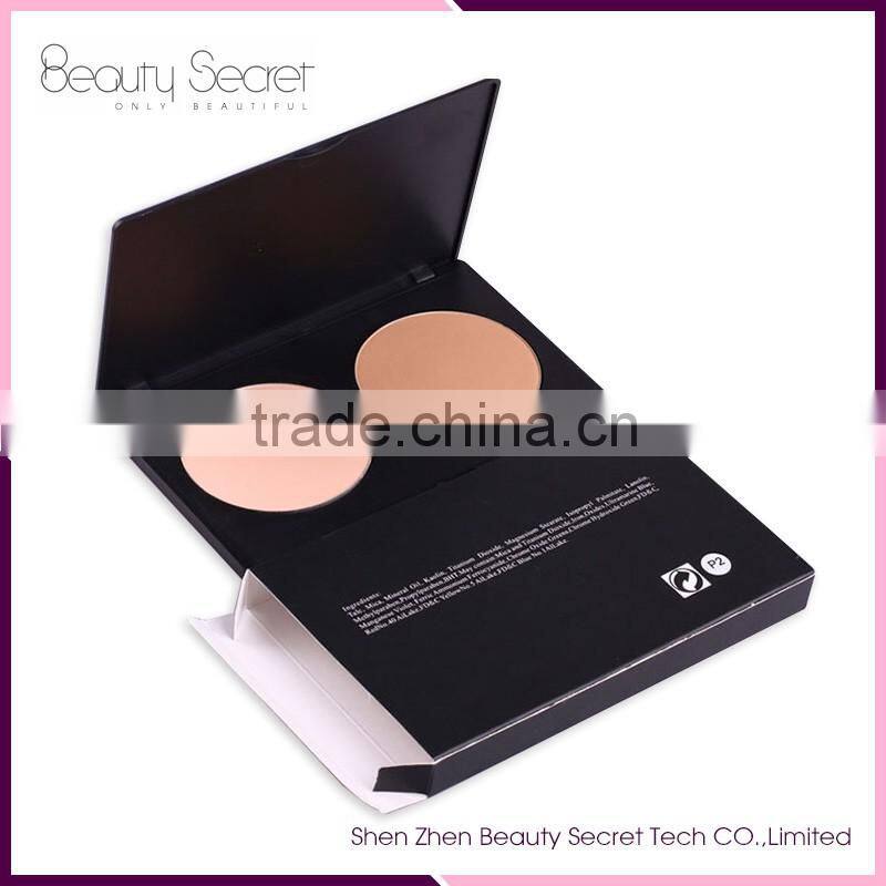 High quality 2 color Powder cake palette