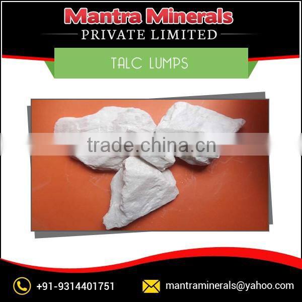 Talc Lumps with 80% to 97% Whiteness