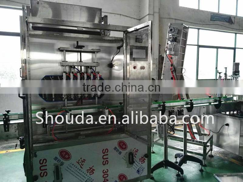 CE certification automatic lily soy sauce jar filling line price