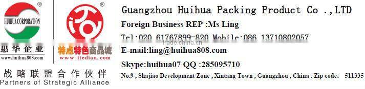 view top round paper can packaging