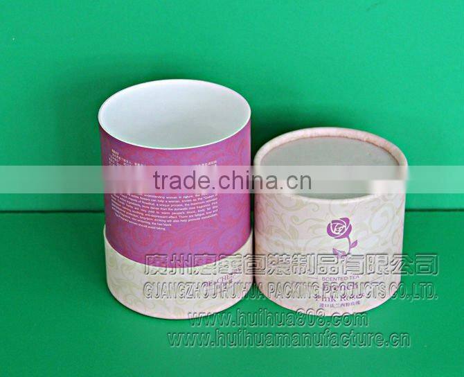 eco friendly cylinder paper box tube packaging paper can wholesale