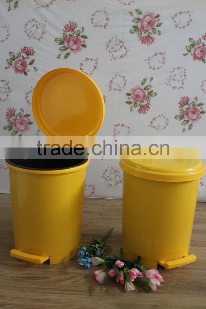 Good quality plastic pedal trash bin, 10 liter waste bin, plastic foot pedal waste bin, waste paper bin, garbage waste bin