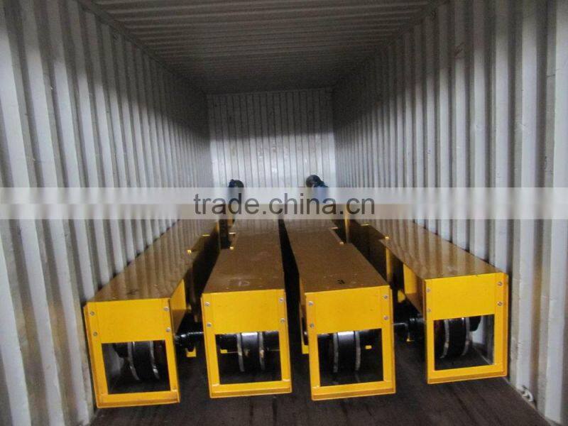 Best explosion proof double trolley 50 ton double girder grab overhead crane