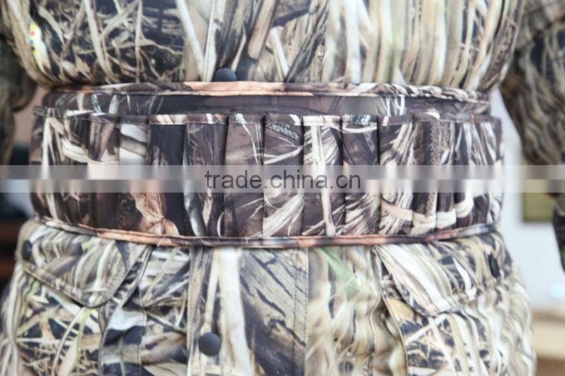 Neoprene Camo Bullet Belt for Outdoor Hunting