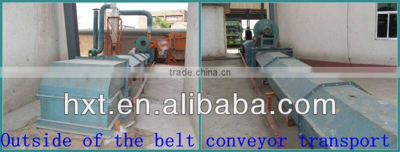 Steel grain chain drag conveyors