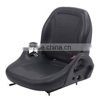 Comfortable Forklift Seat Chinese Best Vehicle Driver Seat PU Leather With Micro Switch And Safety Belt YH-39