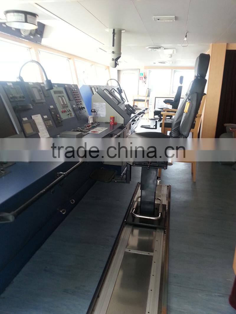 The steel column type rail driving seat,Marine Helmsman Chair