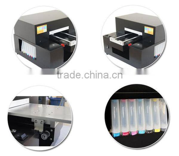 A4 UV Printer, Cell Phone Case/Plastic Card/Transparent Business Card Printing Machine