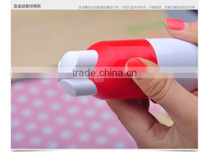 3 in 1 plastic good useful quran read pen drive highlighter set/2015 New Product Factory oval shape highlighter