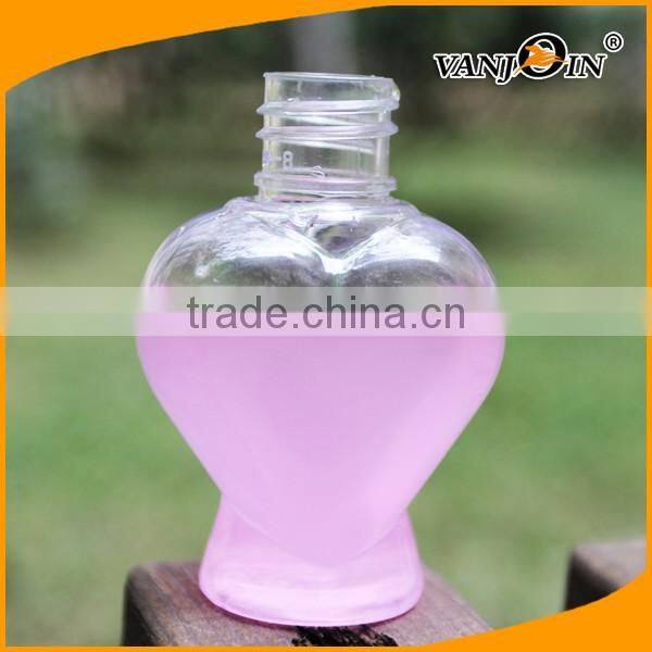 30ml Small Heart Shape Plastic Blow Molded Juice Bottles