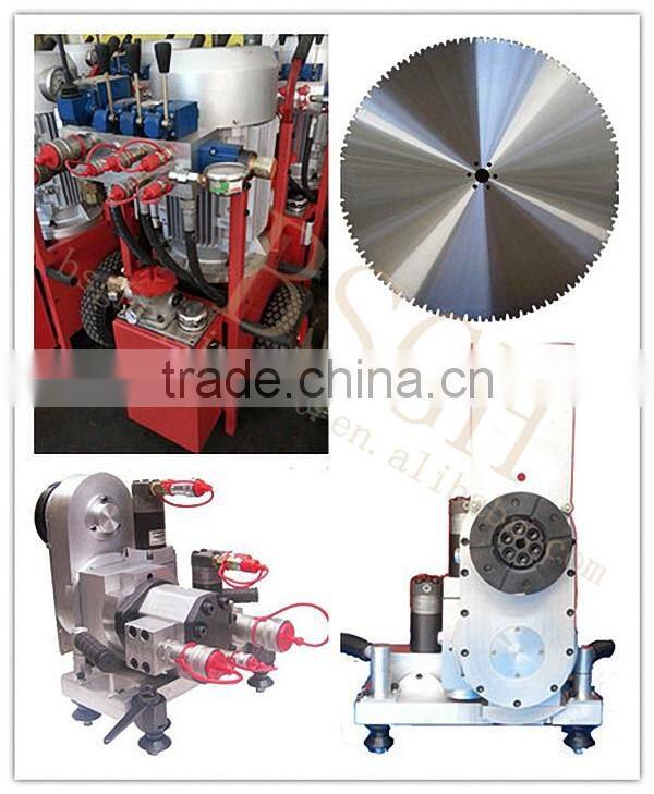 2014 new design hydraulic concrete saw cutting machine BS-500TM/600T