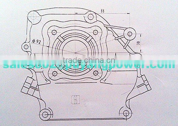 4kW Hortizontal Shaft Gasolne engine with CE and EPA