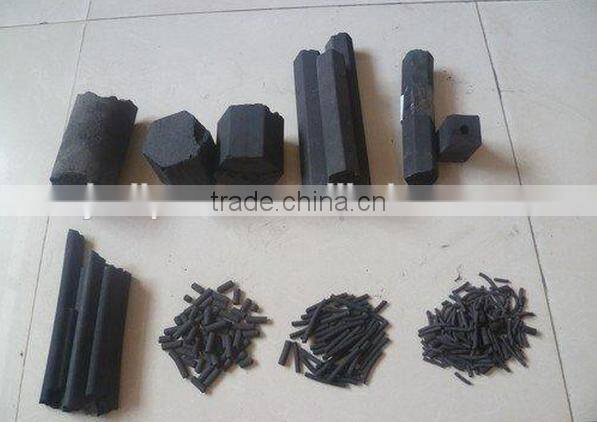3-60mm Diameter Stick shape Coconut shell charcoal briquette machine line