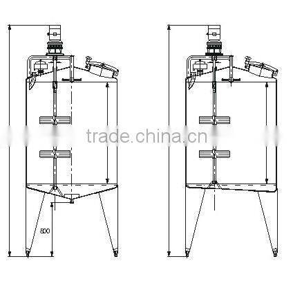 single-layer paddly blending storage equipment JFSB-20