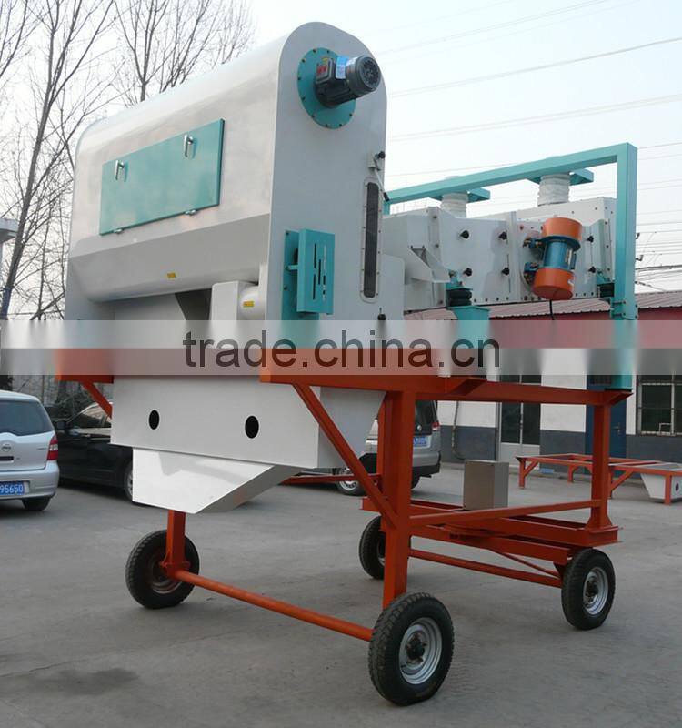 Complete sets of mobile grain quinoa cleaning machine