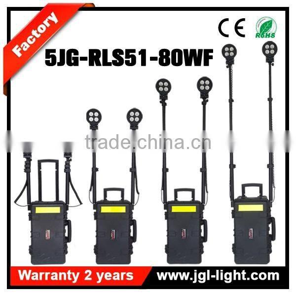 New 5000LM recharge battery 80w rechargeable led flood light Portable Lamp Work light