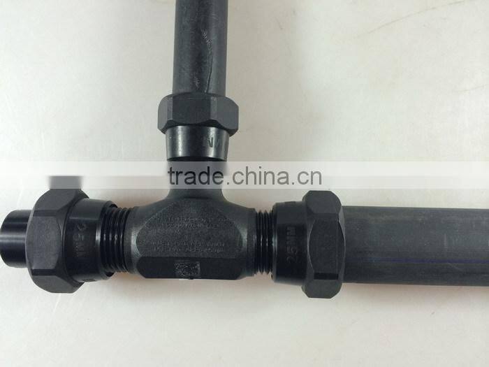 Good quality 25x20 pp loackable reducing tee